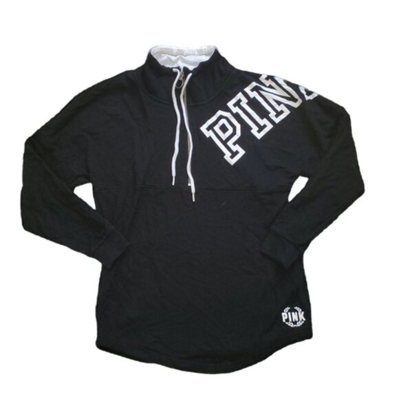 VS Pink Black Collar Sweater || XS || GUC - Picture 1 of 7